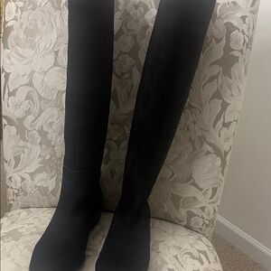 LK Bennett Black Over the Knee Boots